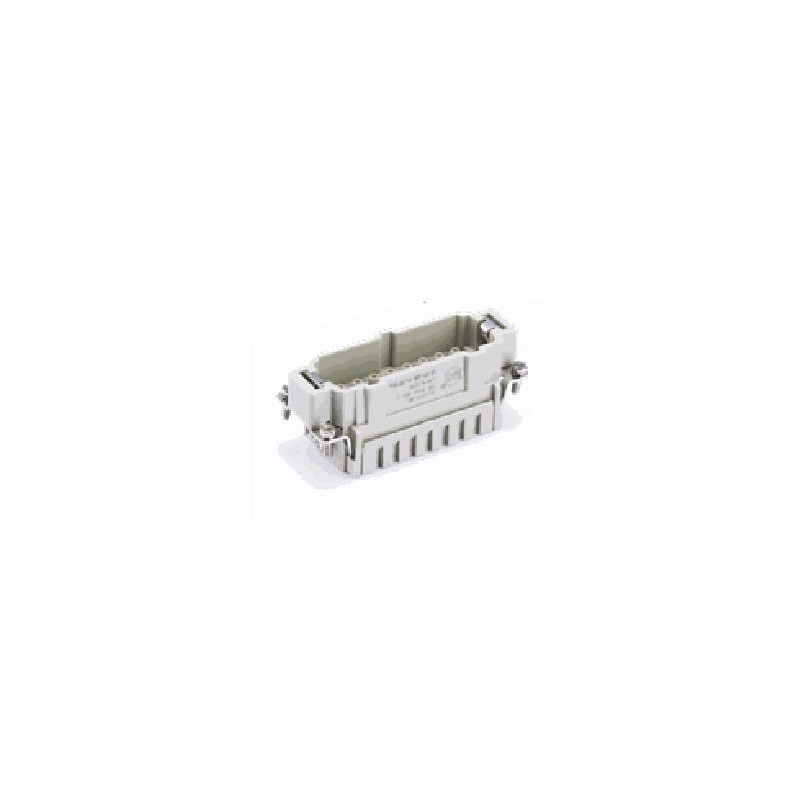 Insert HVE, Raccordement à vis, mâle, 8 pin, 16A, Polycarbonate, 16B|32B 
